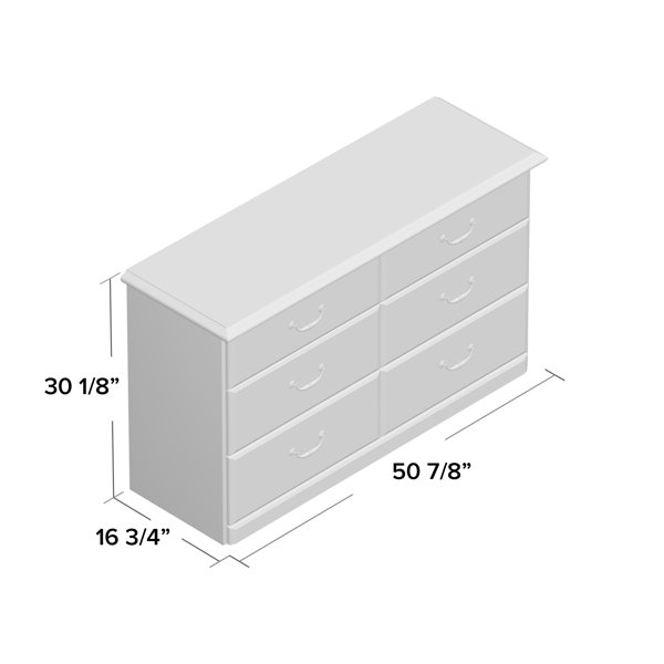 Andover Mills™ Brody 6 Drawer Double Dresser & Reviews Wayfair